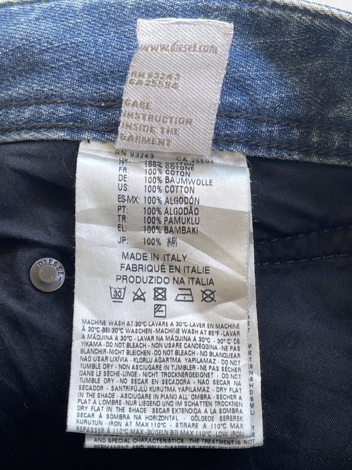 Diesel Diesel Belther Regular Slim-Tapered Denim Size US 32 / EU 48 - 15 Thumbnail