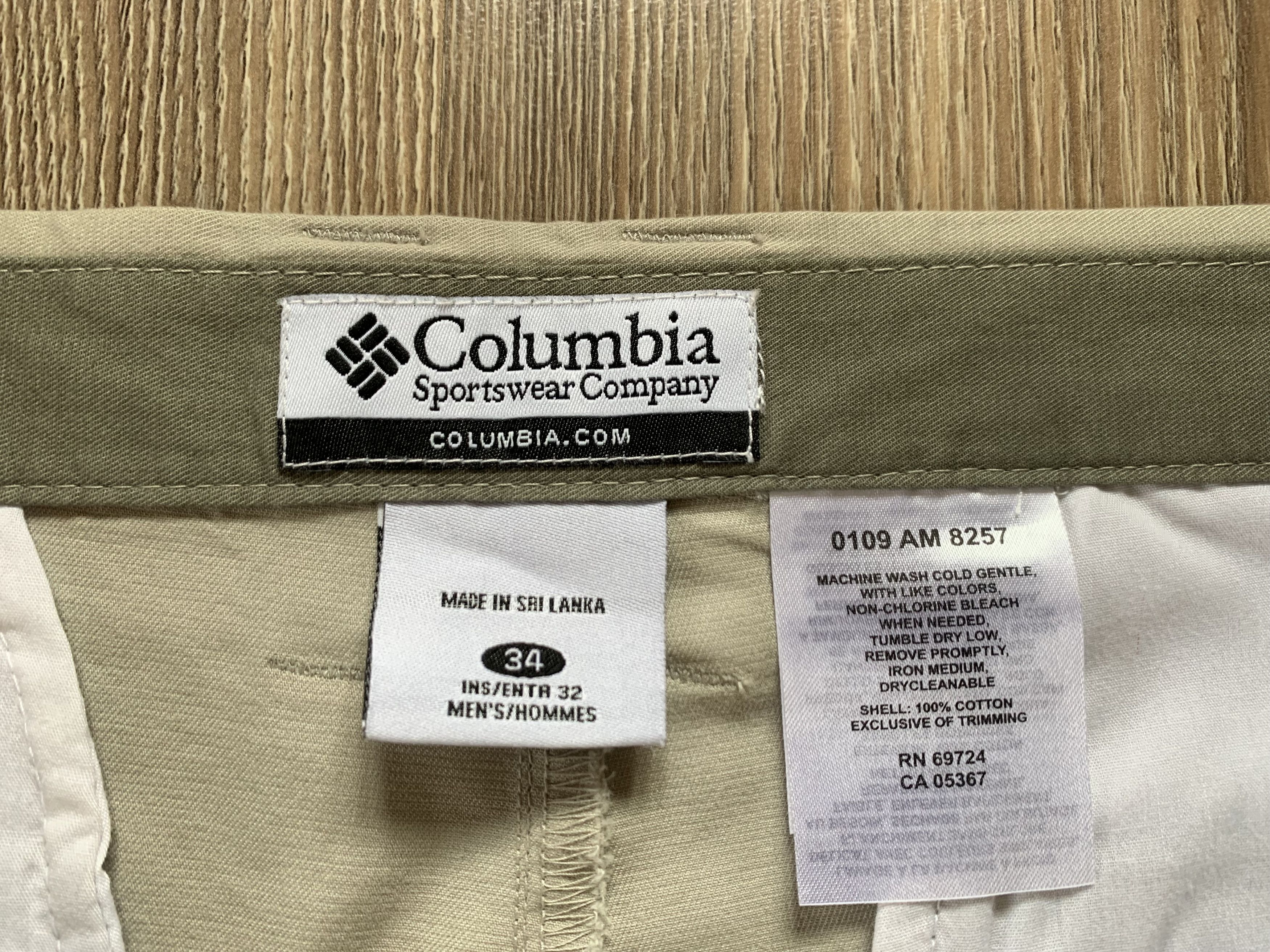 Columbia Columbia Mens Cotton Outdoor Pants Trousers Size US 34 / EU 50 - 6 Thumbnail
