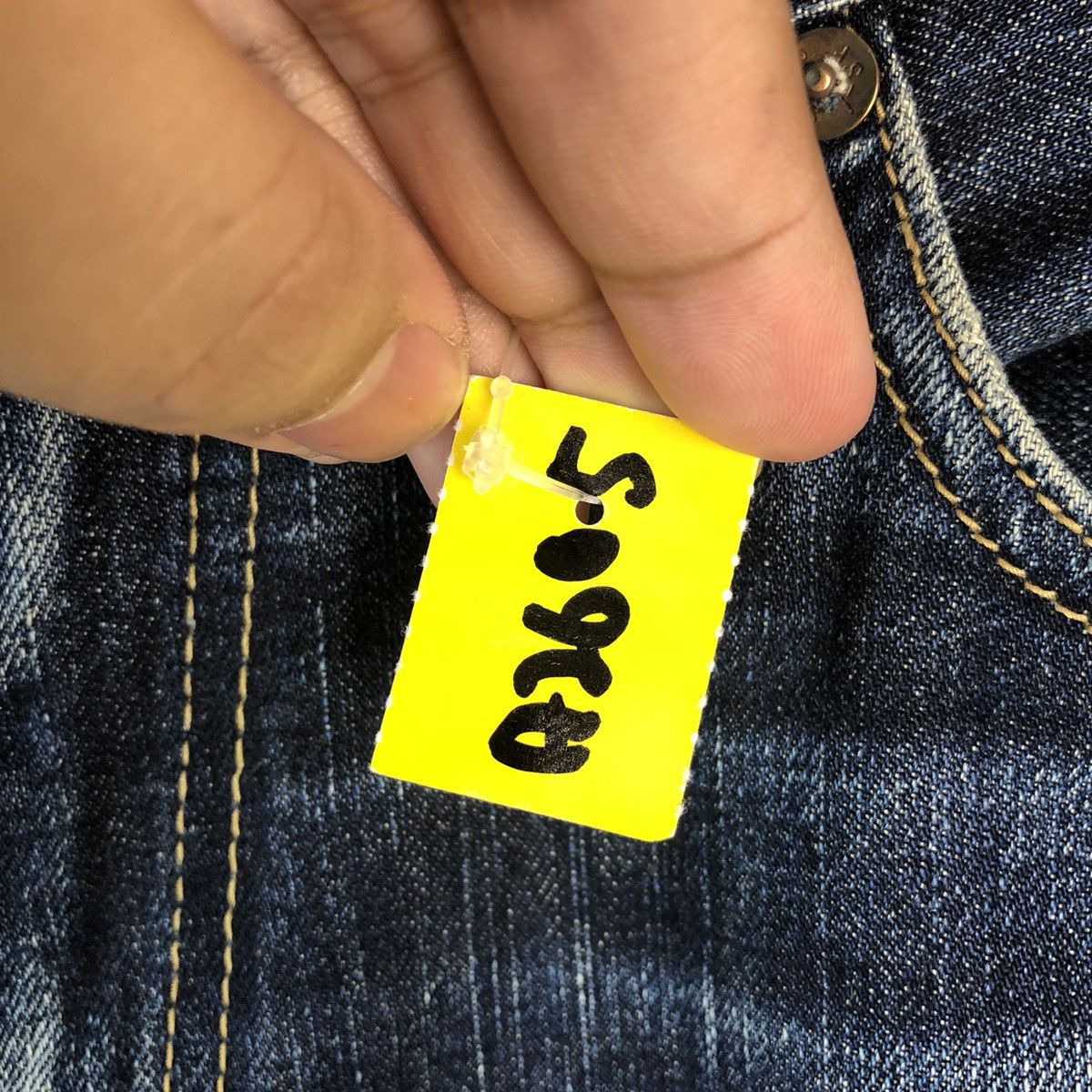 Levi's Levis 502 Blue ripped distressed Denim Pants #A2605 Size US 33 - 10 Thumbnail