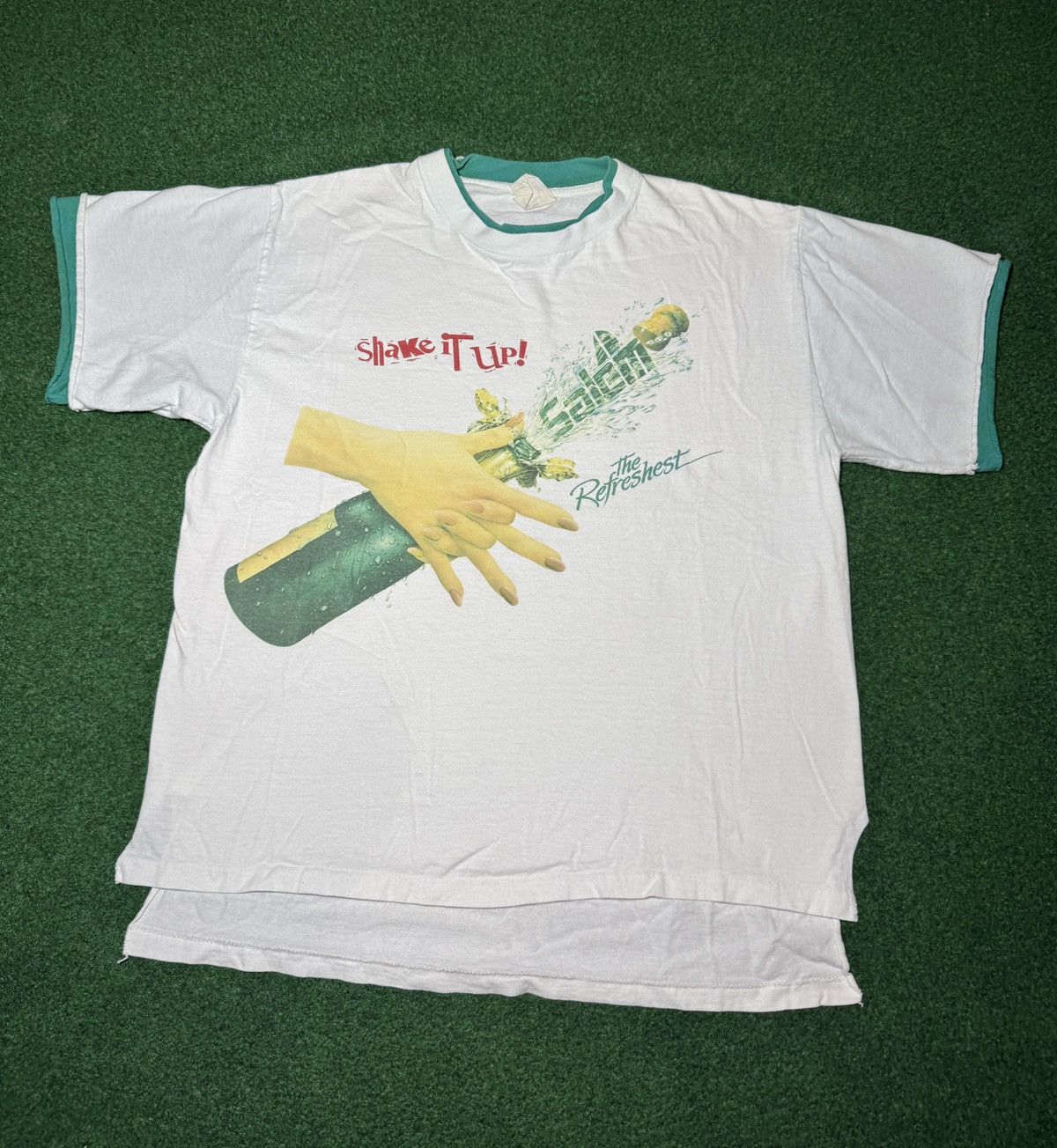 Vintage 90s Salem Cigarette Double Sleeve Hip Hop Grunge XL T Shirt Size US XL / EU 56 / 4 - 1 Thumbnail