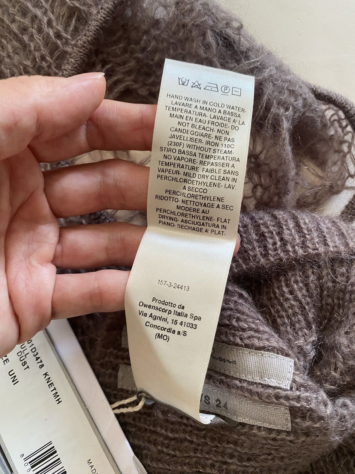 Rick Owens 🤯 Rick Owens SS24 mohair knit balaclava beanie Size ONE SIZE - 5 Thumbnail