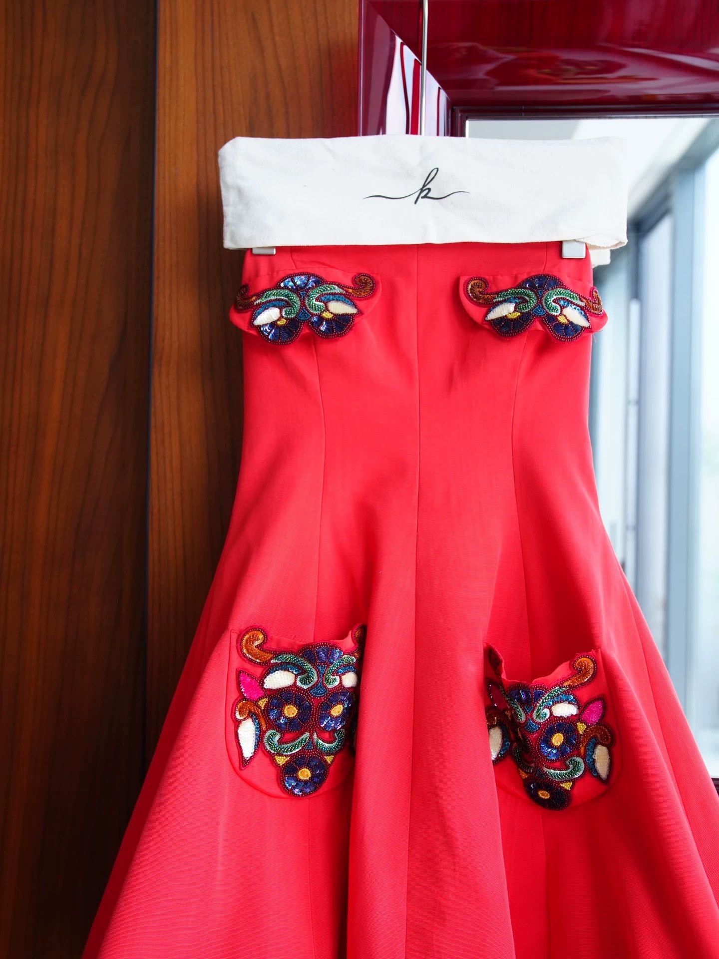 Escada Escada Vintage Strapless Beaded A-line Dress Size XS / US 0-2 / IT 36-38 - 6 Thumbnail