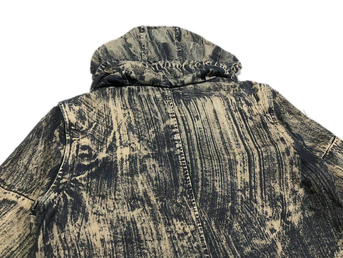 14th Addiction × If Six Was Nine × In The Attic 🔥Sick Y2K In The Attic Mud Wash Denim Jacket Hooded Size US L / EU 52-54 / 3 - 9 Thumbnail