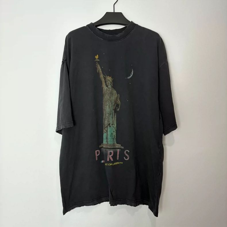 Balenciaga Balenciaga Black destruction erosion Statue of Liberty sho Size US M / EU 48-50 / 2 - 1 Thumbnail
