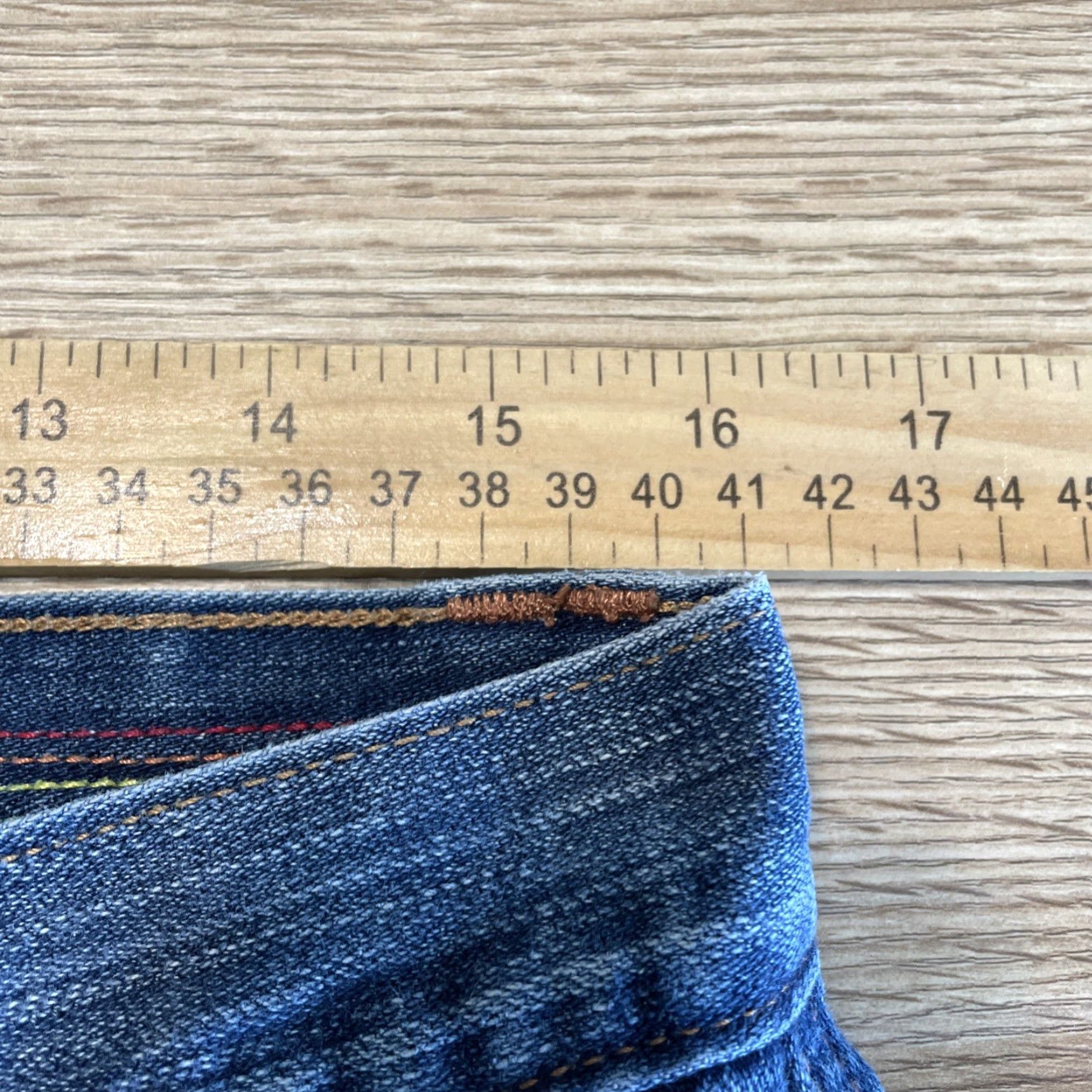 Gap VINTAGE Gap Women's Jeans 12 Bootcut Ankle Blue Stretch Denim Mid Rise Size 34" / US 12 / IT 48 - 4 Thumbnail