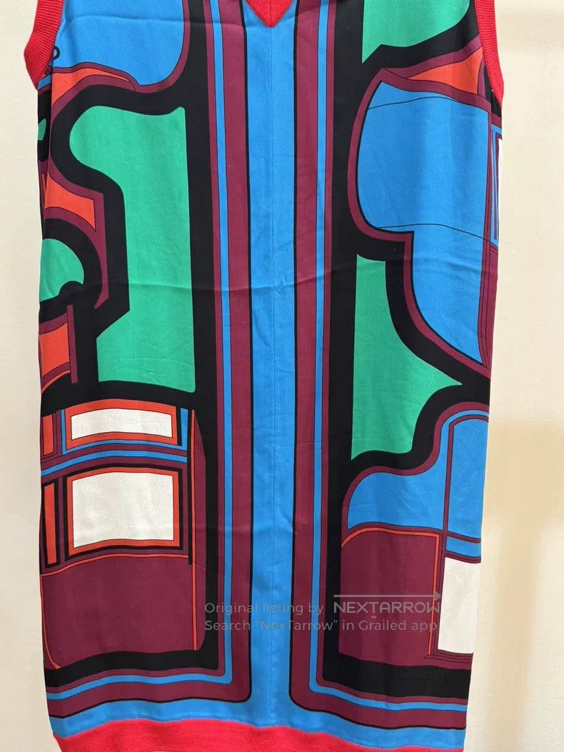 Hermes Hermes Colorblock Silk Dress Size XS / US 0-2 / IT 36-38 - 2 Thumbnail