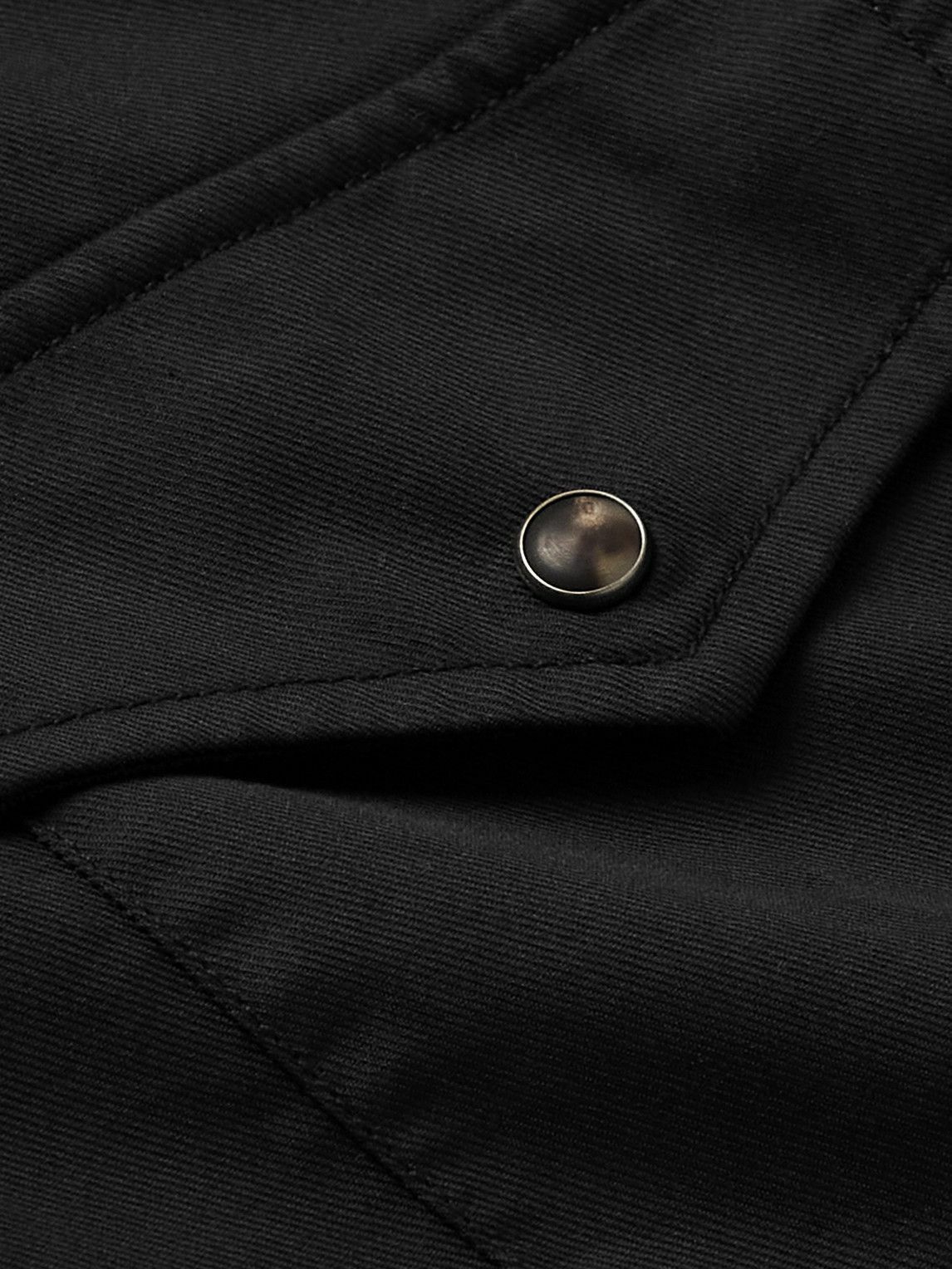Brunello Cucinelli o1y0526 Solid Color Shirt in Black Size US S / EU 44-46 / 1 - 5 Thumbnail