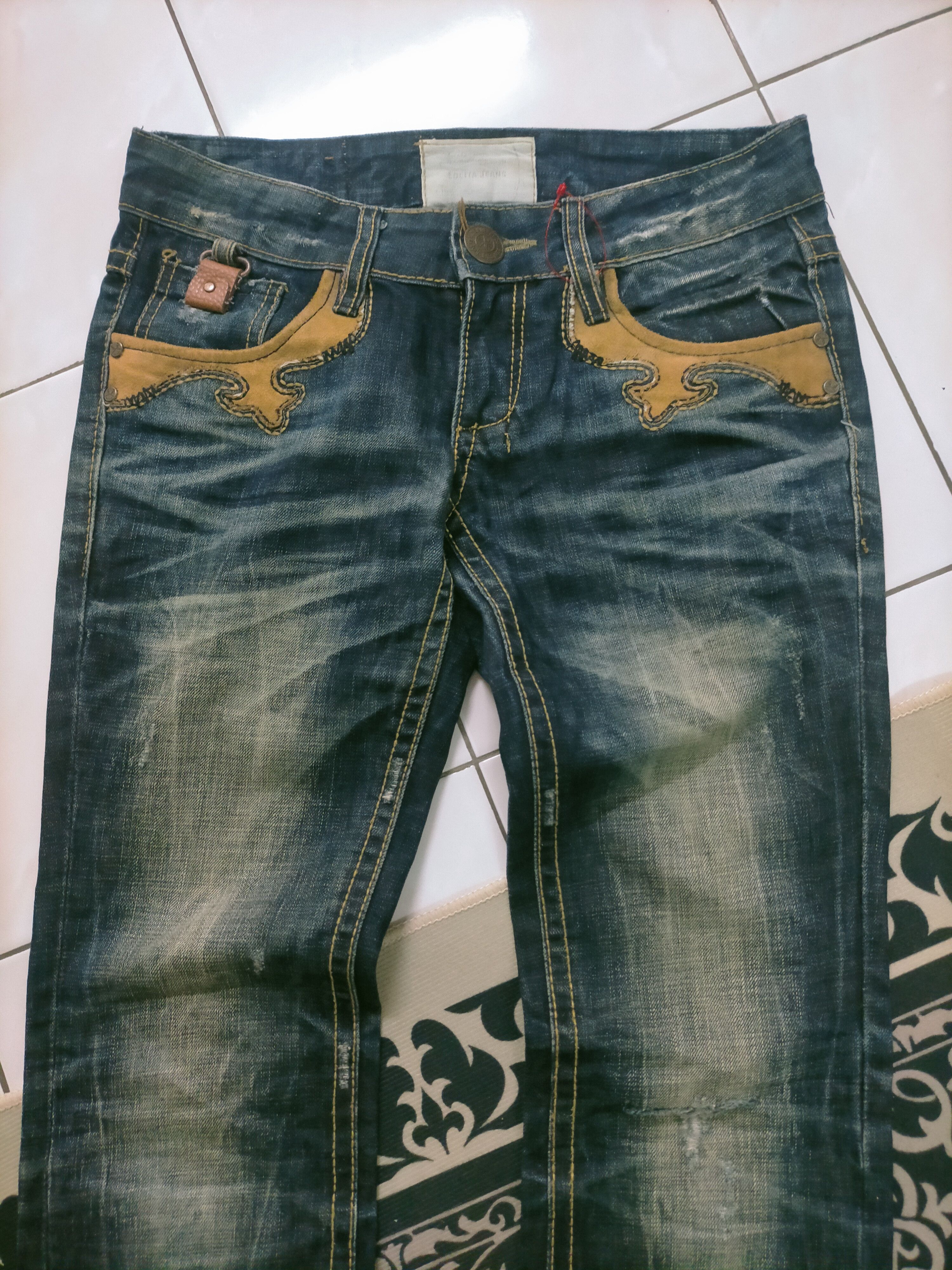 Tornado Mart 🔥 Lolita Distressed Mudwash Jeans Size US 29 - 5 Thumbnail
