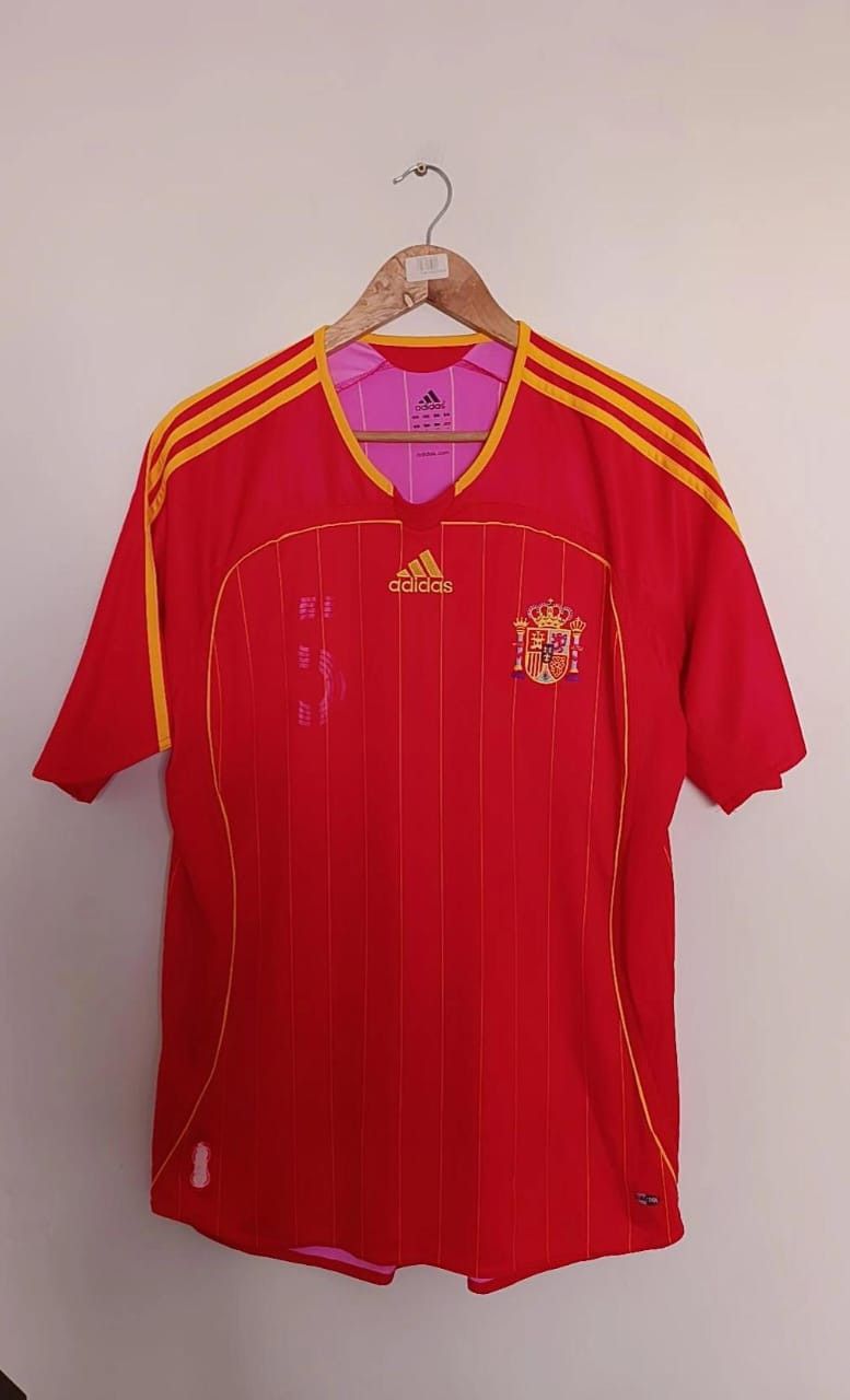 Adidas Spain Home Jersey 2006 Adidas – Size L – #5 Puyol Size US L / EU 52-54 / 3 - 1 Thumbnail