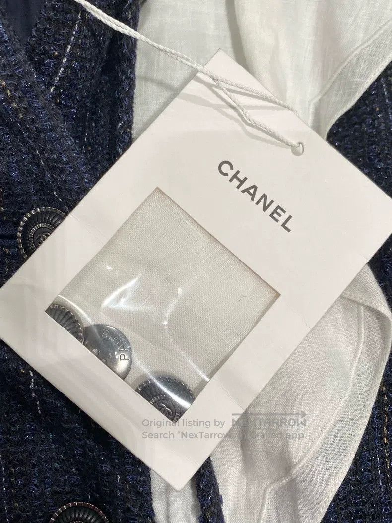 Chanel Chanel 20-year-old station series blue lotus leaf collar j Size XXS / US 00 / IT 34 - 4 Thumbnail