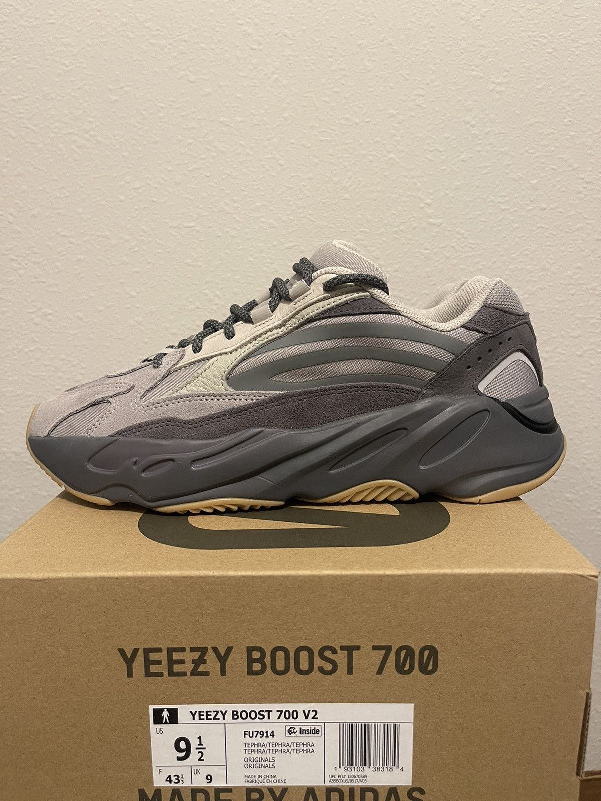 yeezy boost 700 v2 tephra on feet