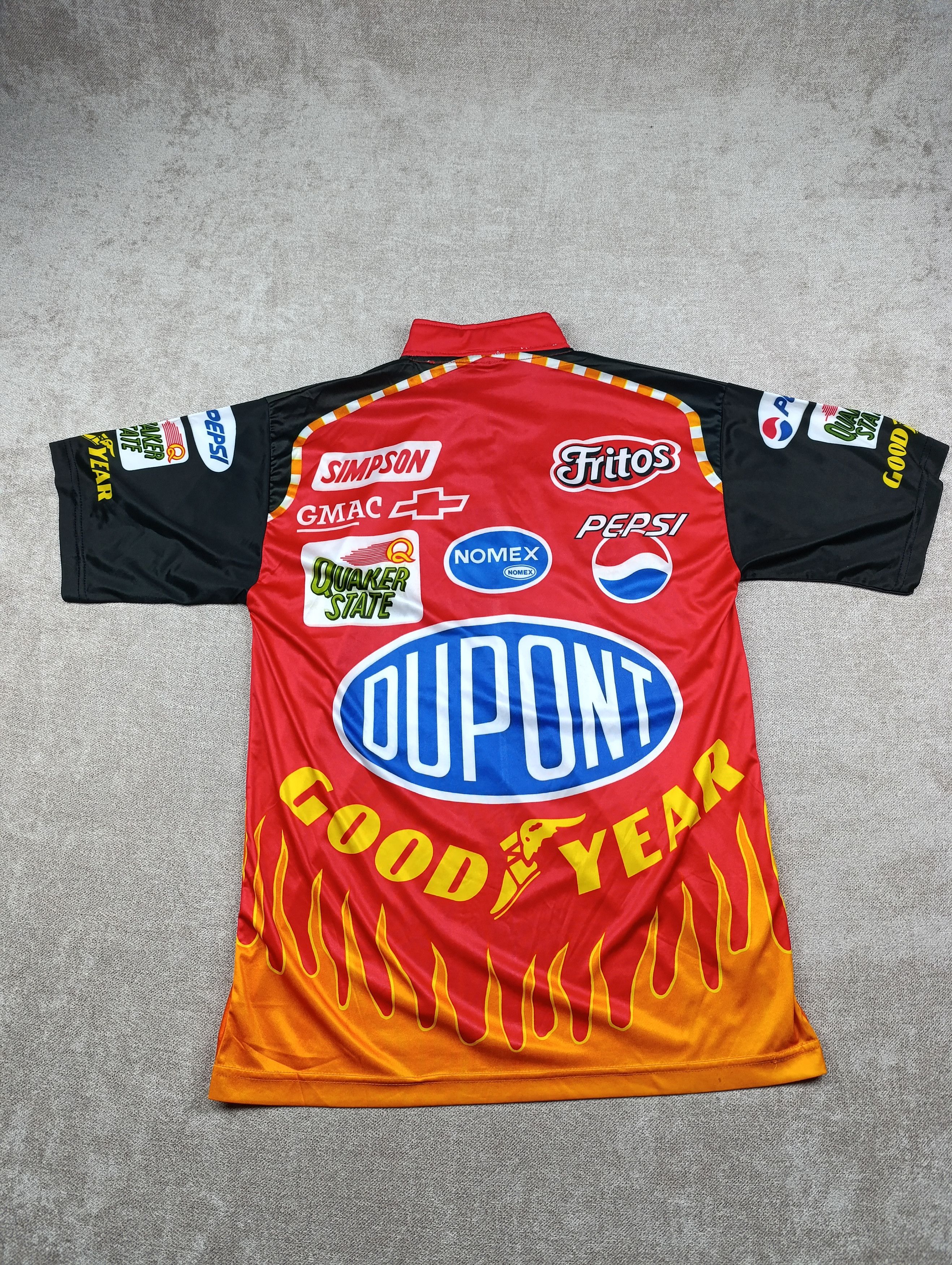 DuPont VINTAGE RACING SEVEN STAR DUPOINT JERSEY TEE Size US L / EU 52-54 / 3 - 15 Thumbnail