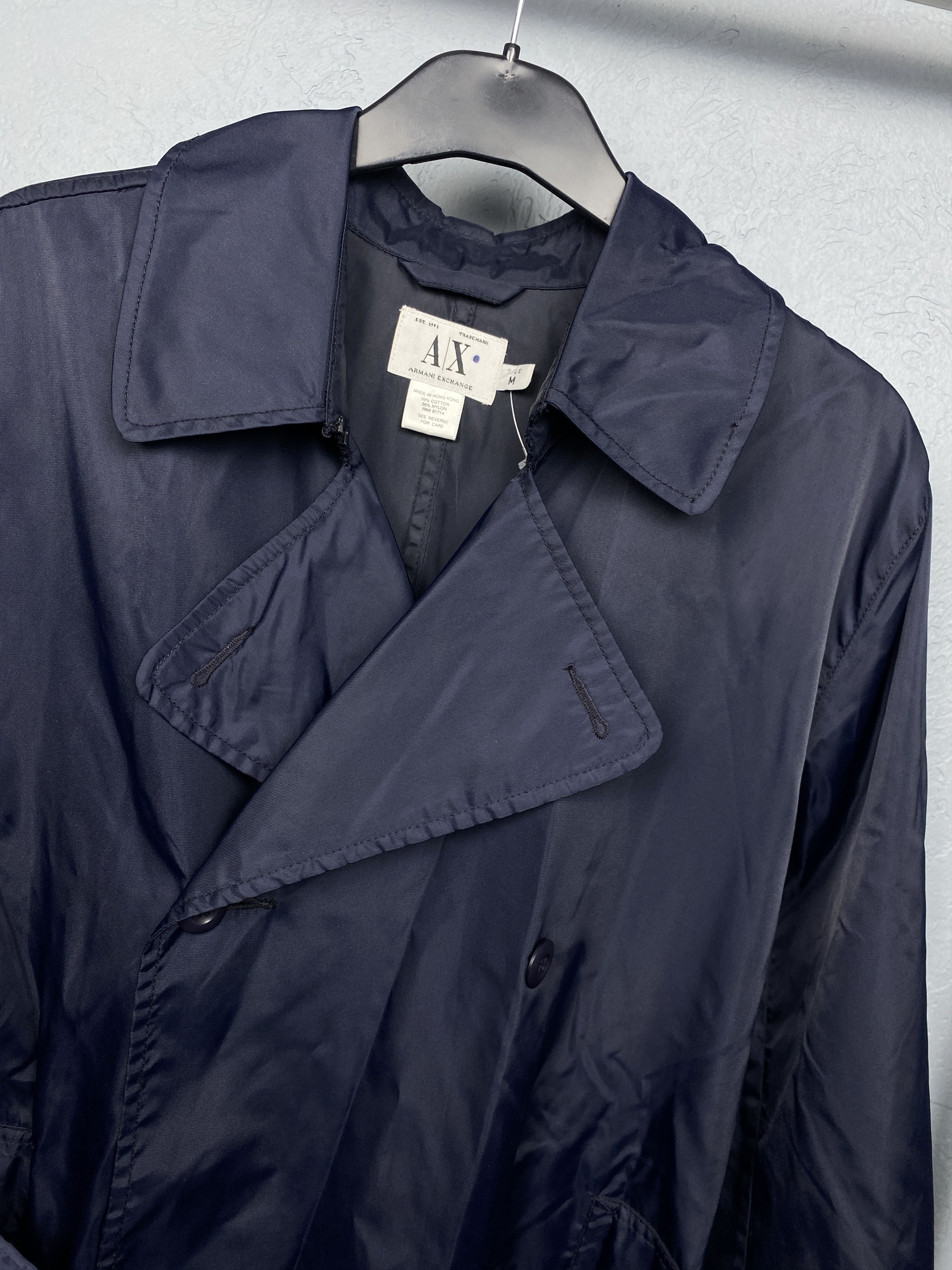 Armani Exchange Armani Exchange Vintage Double Breasted Trench Coat Size US M / EU 48-50 / 2 - 4 Thumbnail