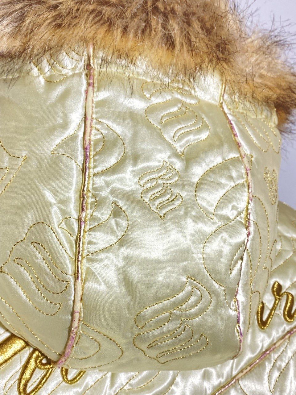 Rocawear Vintage Y2K Rocawear Jacket Embroidered Cream Down Faux Fur Size L / US 10 / IT 46 - 21 Thumbnail