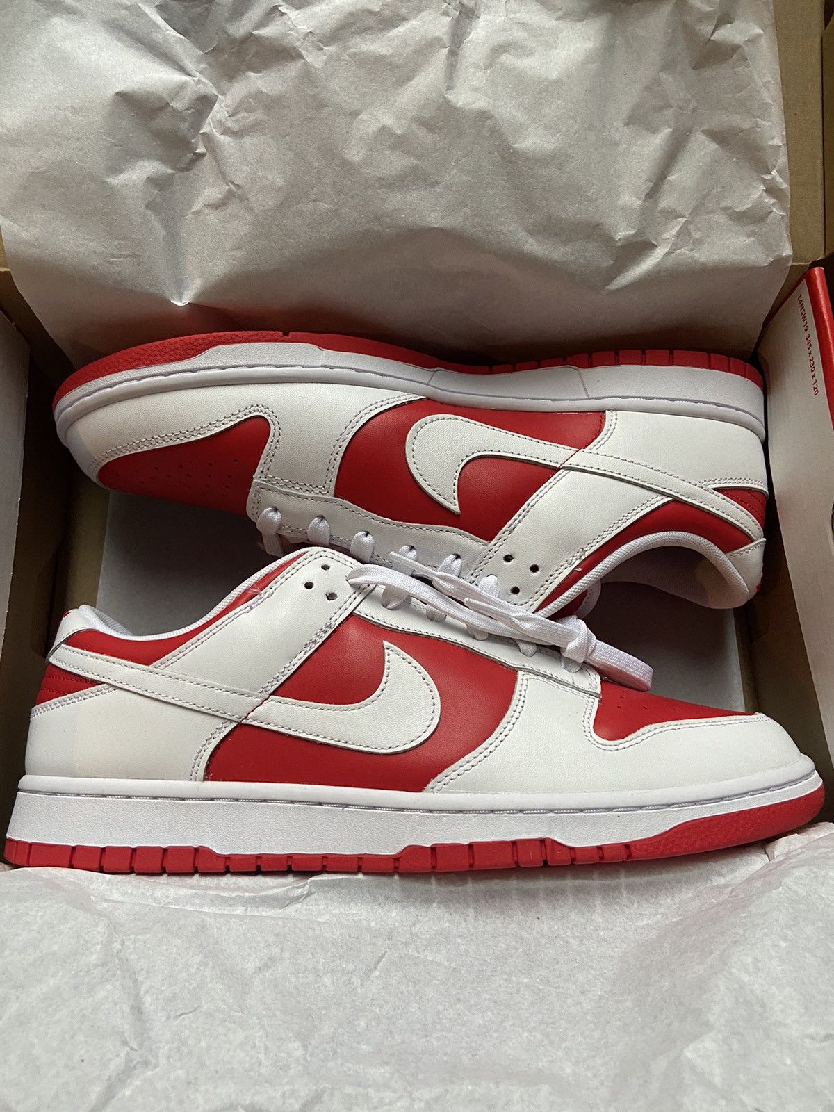 Nike Nike Dunk Low Championship Red Size US 13 / EU 46 - 1 Thumbnail