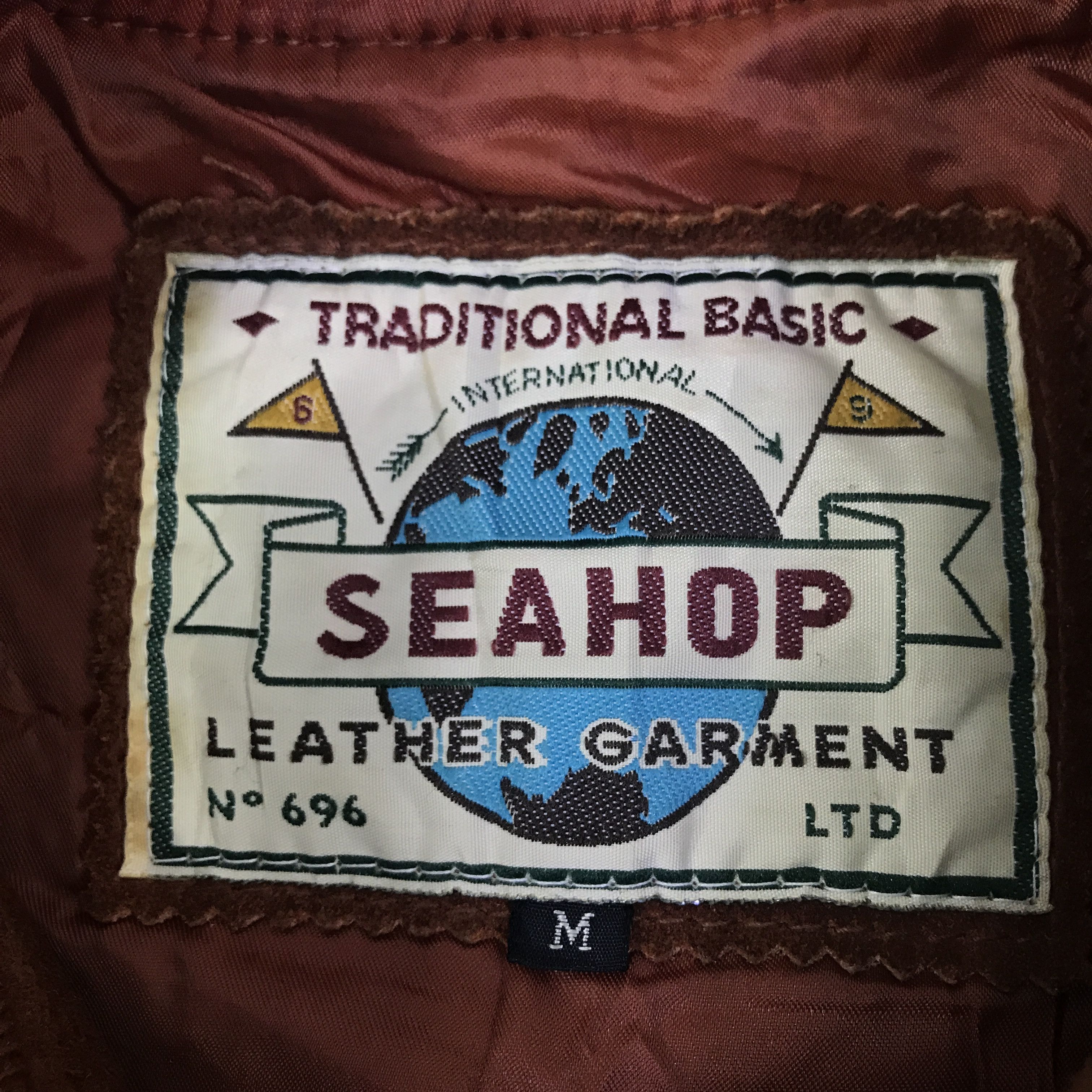 Japanese Brand Vintage seashop leather bomber jacket K85B8 Size US M / EU 48-50 / 2 - 12 Thumbnail