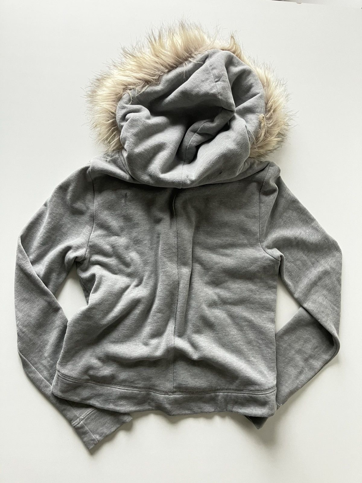 Other Faux fur hood zip up quilted hoodie grey no faith style Size M / US 6-8 / IT 42-44 - 3 Thumbnail