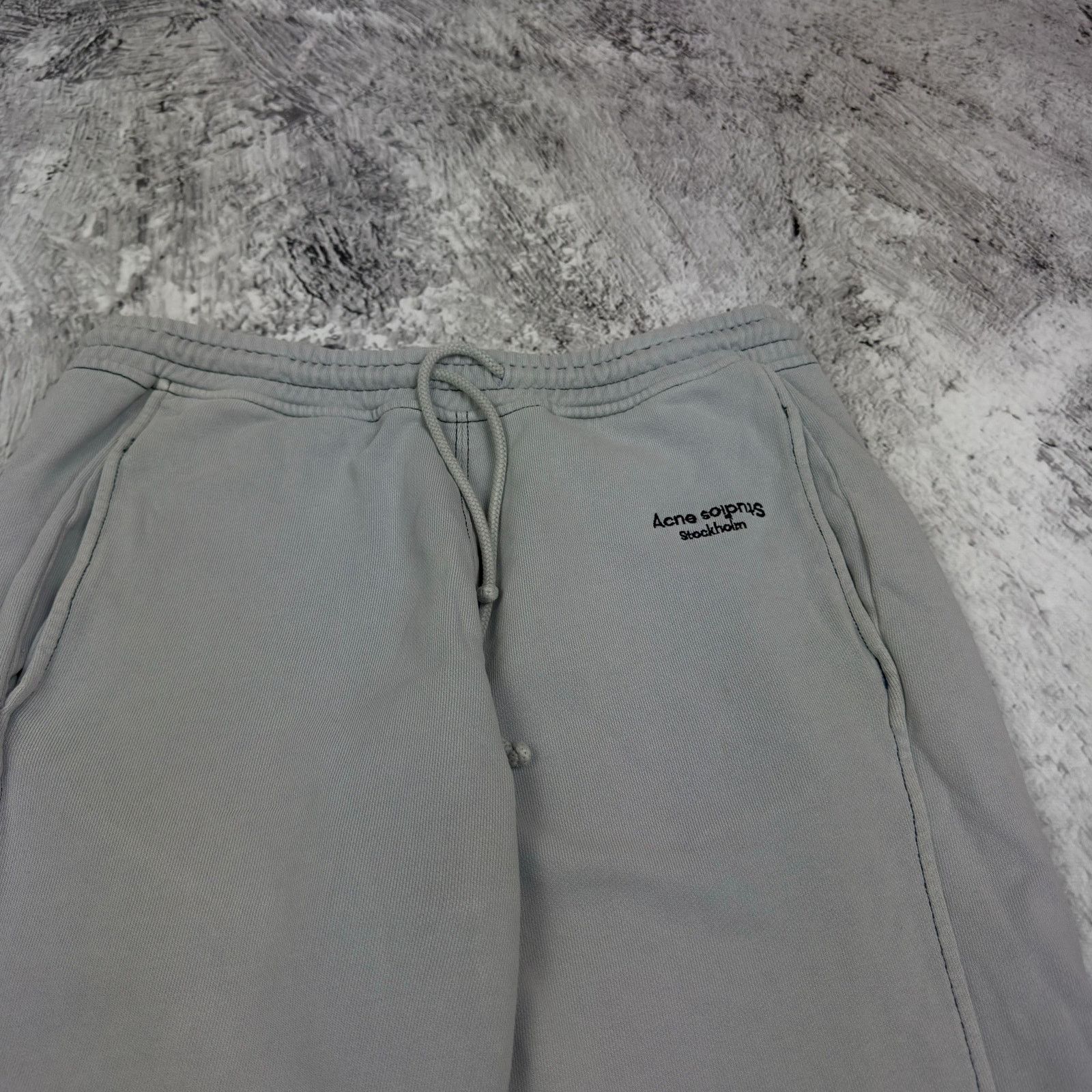Acne Studios Acne Studios Stockholm Gray Cotton Sweatpants Small Size US 30 / EU 46 - 6 Thumbnail