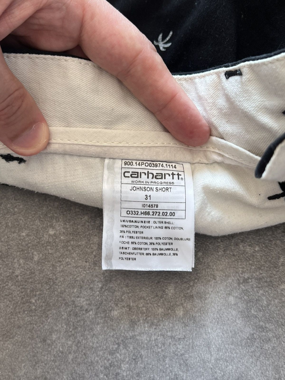 Carhartt Carhartt Johnson Short Workwear Streetwear 90s Jorts Summer Size US 31 - 6 Thumbnail