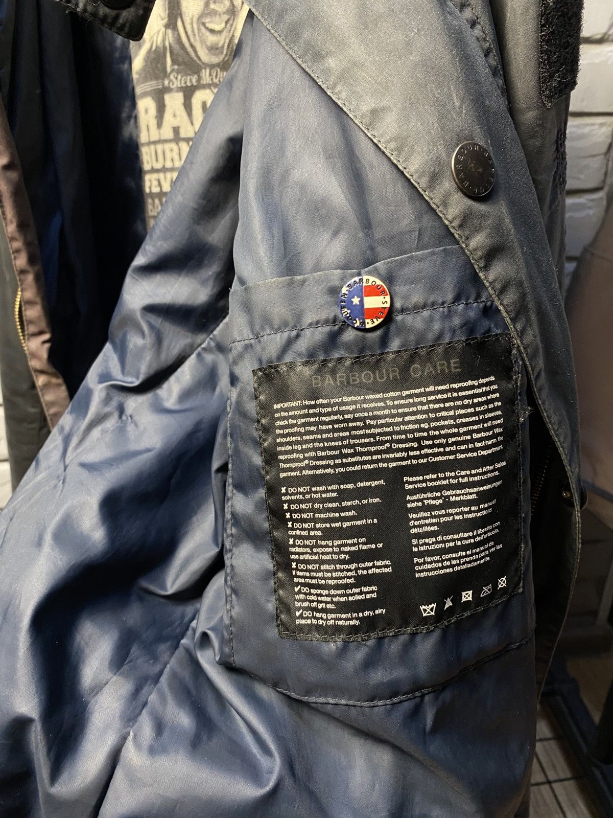 Barbour Barbour International Steve McQueen Waxed Jacket XXL Vintage Size US XXL / EU 58 / 5 - 9 Thumbnail