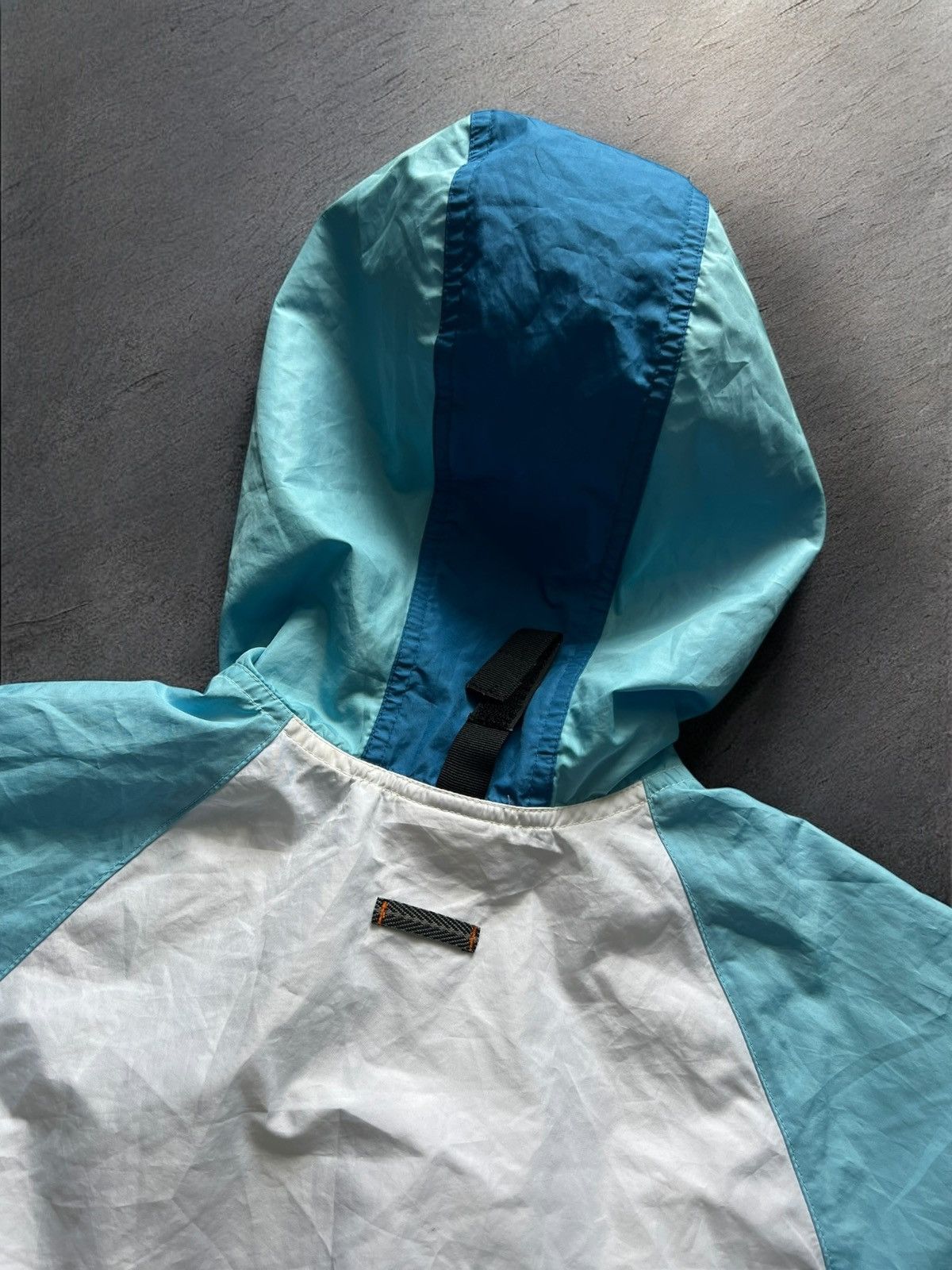 Nike × Vintage OOs Nike Vintage Jacket Nylon Swoosh Hooded Drill Size US M / EU 48-50 / 2 - 14 Thumbnail