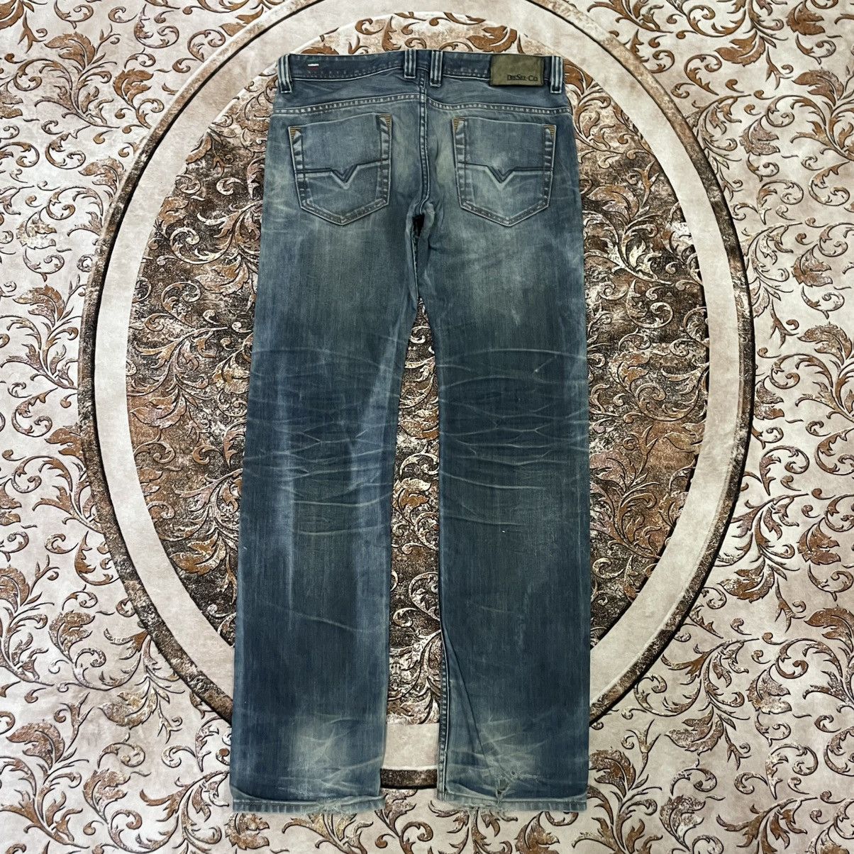 Diesel 🔥Vintage Diesel Industry Washed Ripped Distress Denim Jeans Size US 34 / EU 50 - 4 Thumbnail