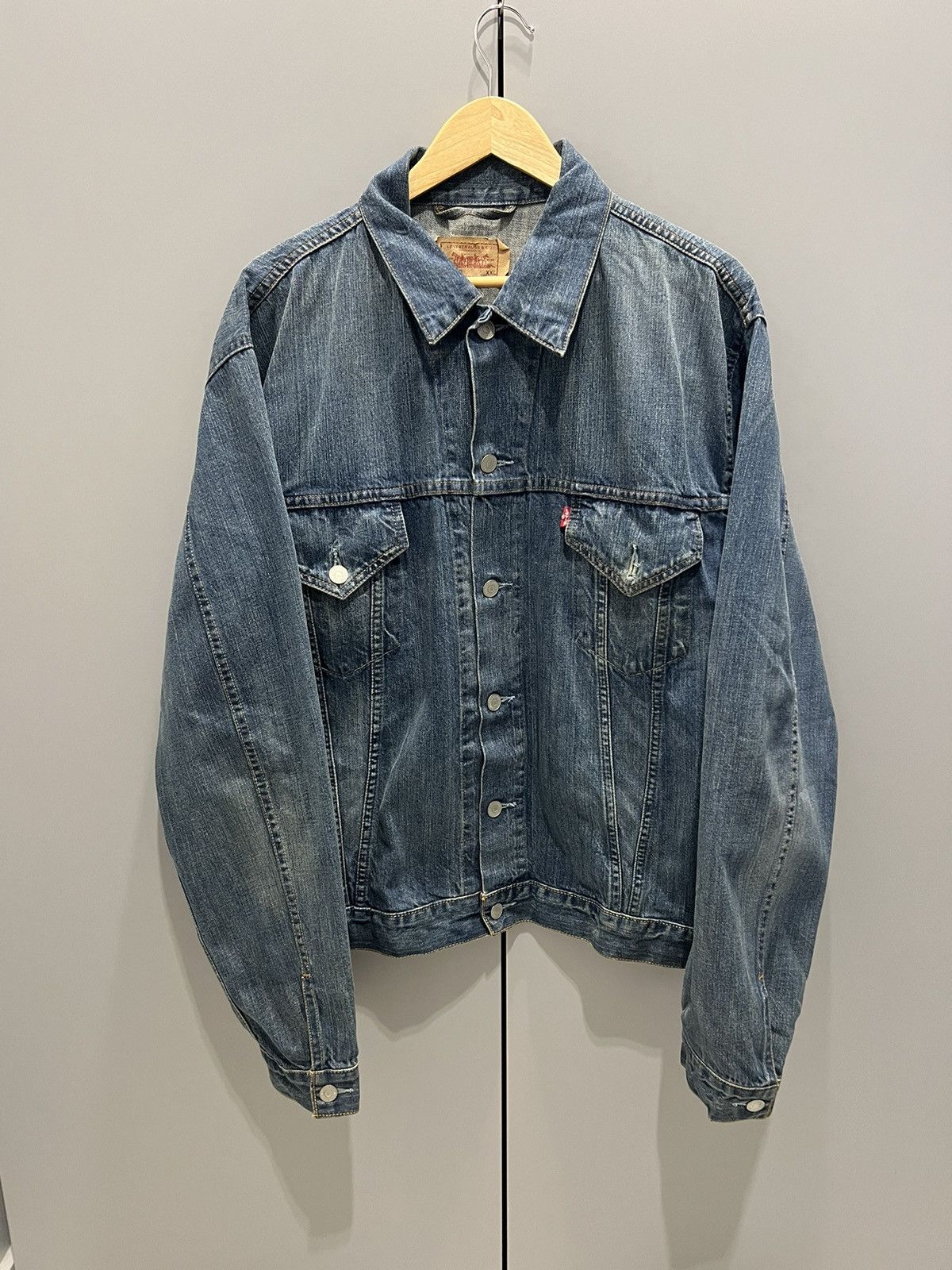Levi's Vintage Levis Usa Trucker Denim Levis Jeans Jacket Medium Size US XL / EU 56 / 4 - 4 Thumbnail