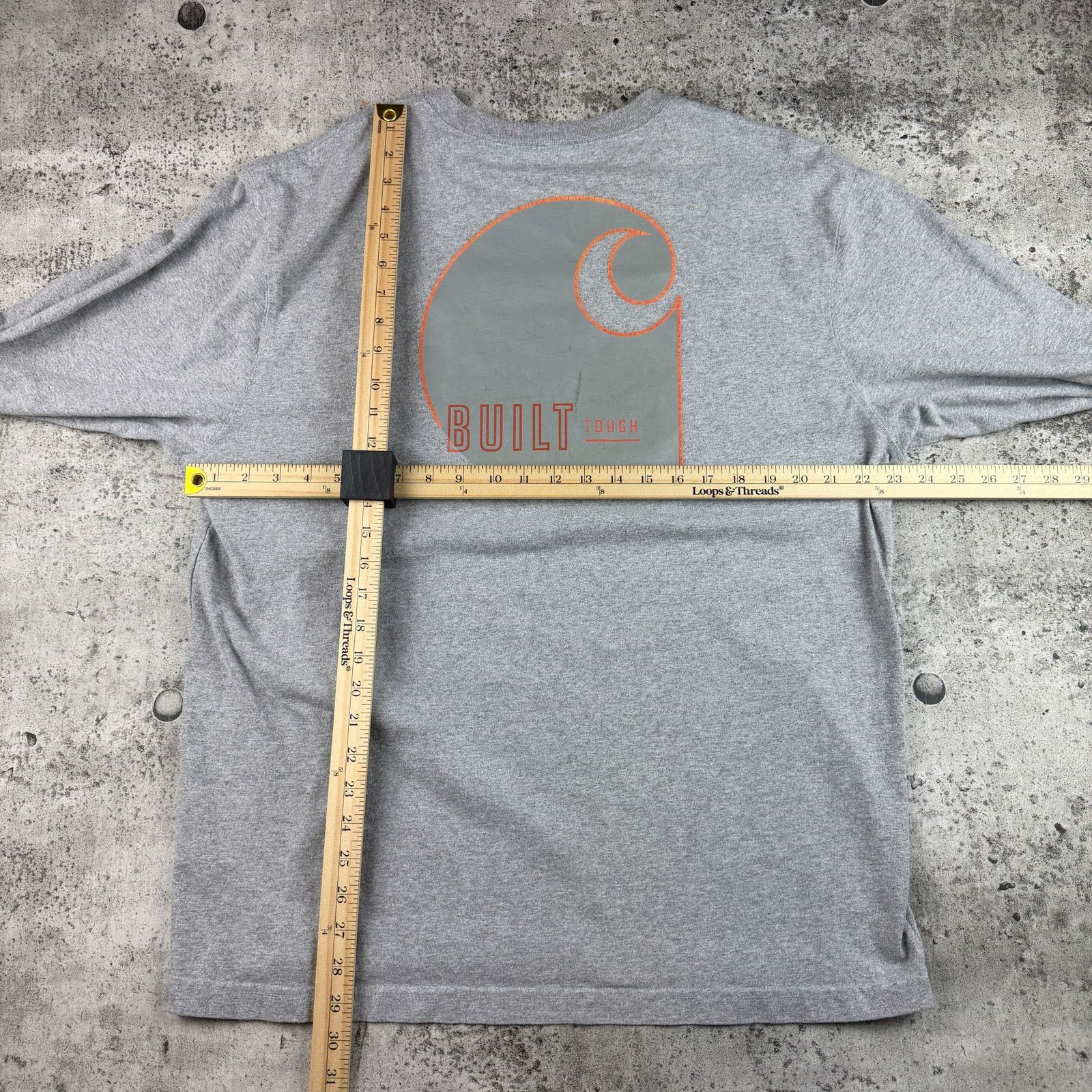 Carhartt Carhartt Long Sleeve Pocket Shirt Big Carhartt Logo Size L Size US L / EU 52-54 / 3 - 8 Thumbnail