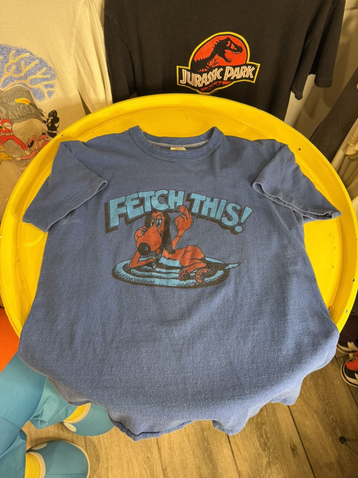 Vintage 1960s middle finger fetch this T-shirt Size US S / EU 44-46 / 1 - 3 Thumbnail