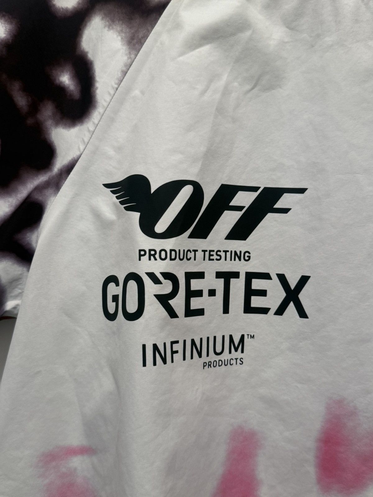 Off-White Rare OFF-WHITE Goretex Graffiti Print Shirt Gore Virgil Ablo Size US L / EU 52-54 / 3 - 4 Thumbnail