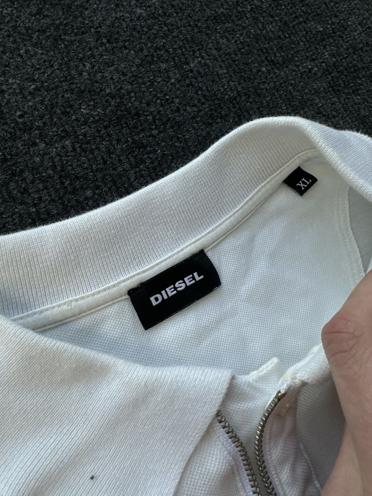 Diesel 🚨VNTG Diesel Avant-garde POLO Shirt 90s very rare Streetwear Size US XL / EU 56 / 4 - 8 Thumbnail