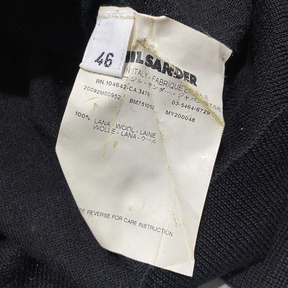 Jil Sander Jil Sander - Raf Simons SS09 Wool Sweater Size US S / EU 44-46 / 1 - 10 Thumbnail