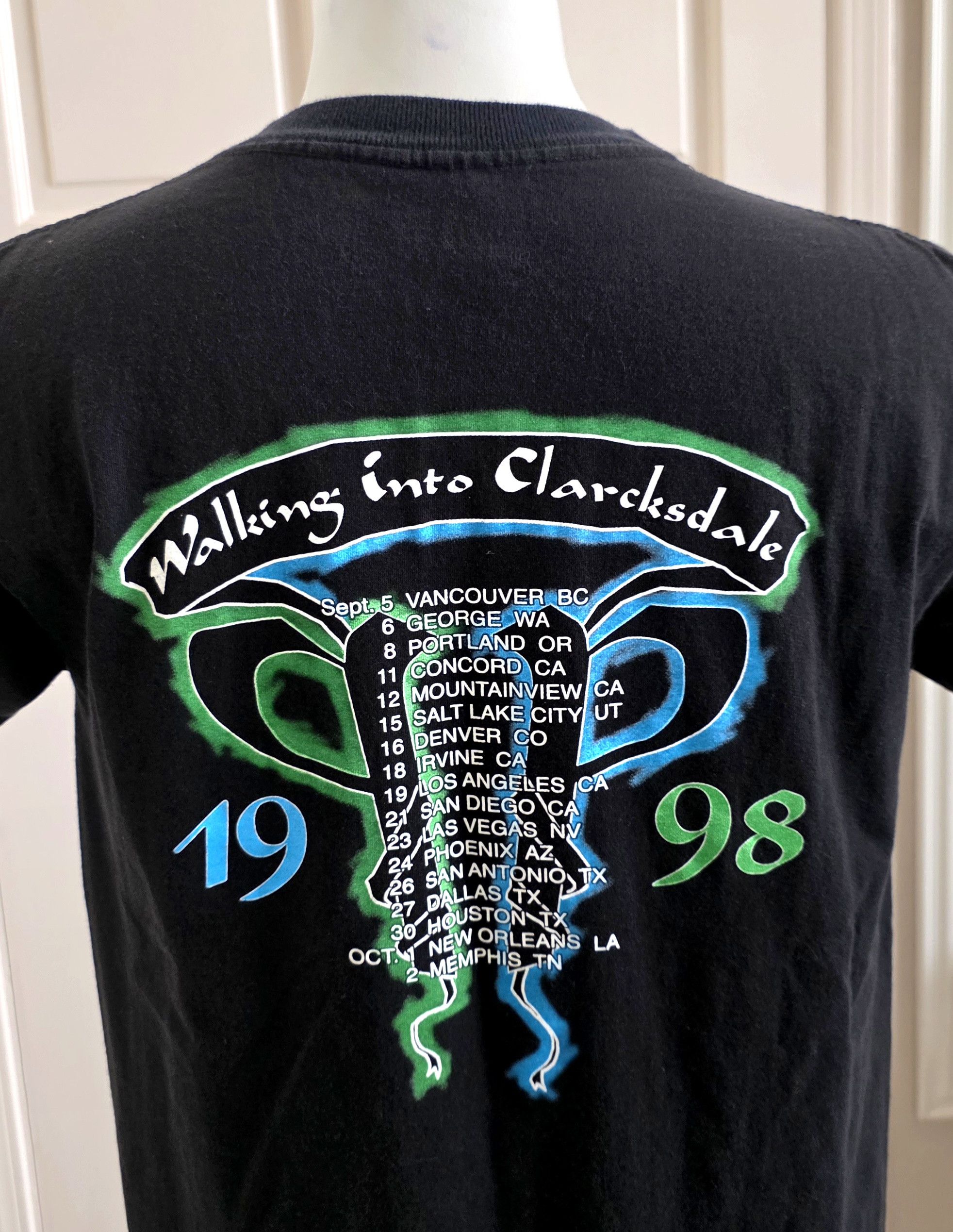 Band Tees Vintage 1990s Jimmy Page Robert Plant Led Zeppelin Tour tee Size US L / EU 52-54 / 3 - 4 Thumbnail