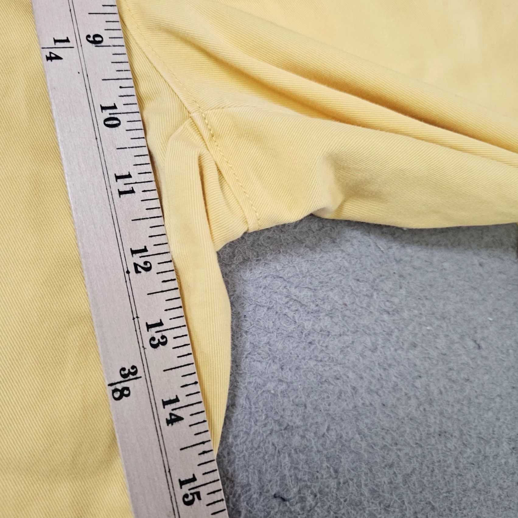 J.Crew J.Crew Chino Pants Mens 34X28 Yellow Cotton Classic Straight Flat Front Casual Shirt Pants? Size US 34 / EU 50 - 6 Thumbnail
