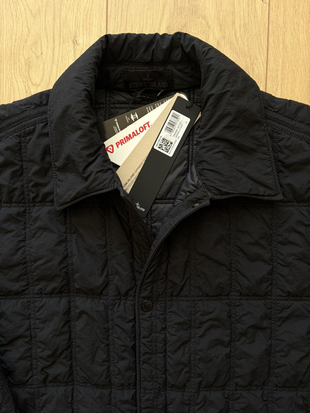 Stone Island Stone Island Black Nylon Smerigliato Jacket - Large Size US L / EU 52-54 / 3 - 3 Thumbnail