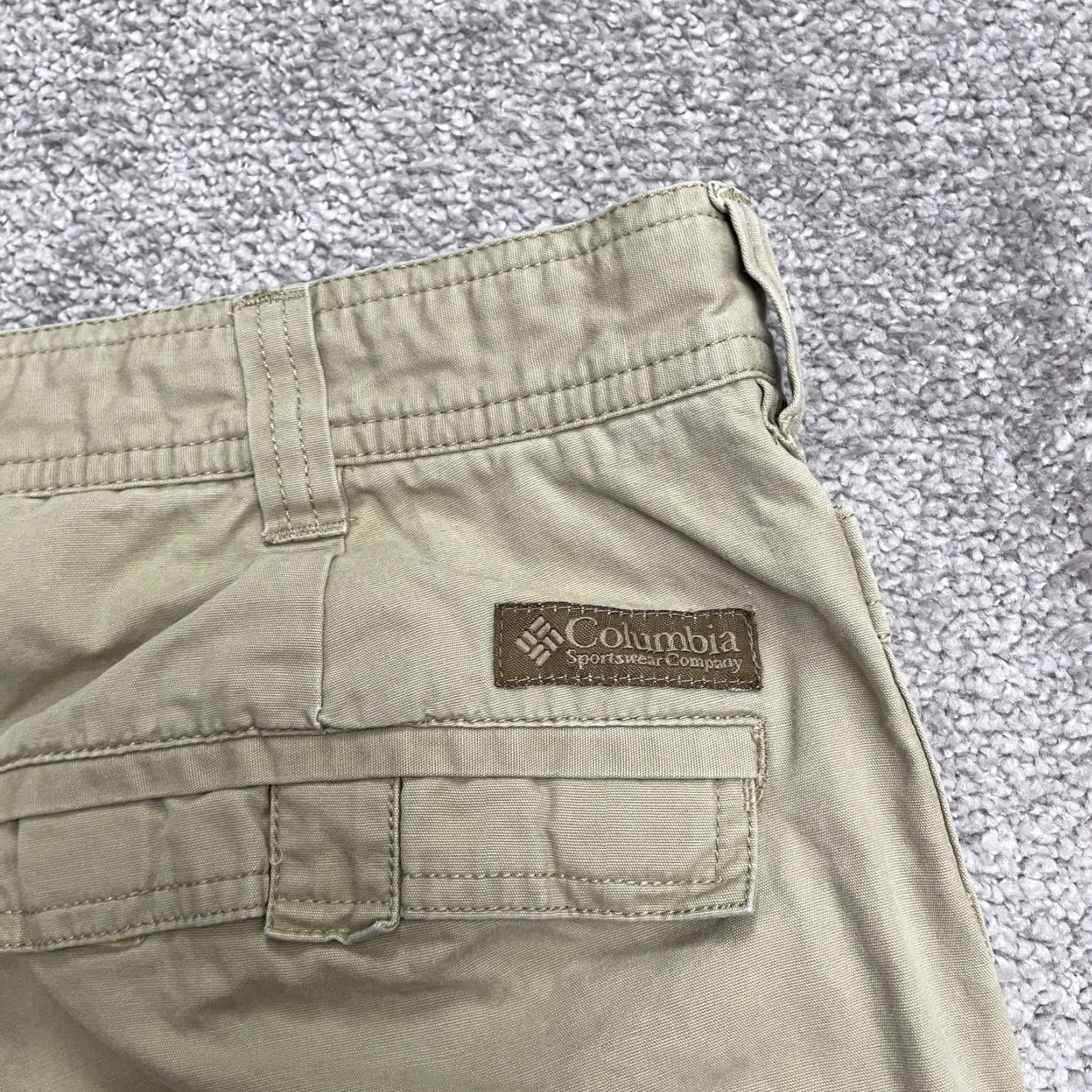 Vintage Columbia Silver Ridge Pants Mens 32x34 Brown Cotton Carpenter Straight Utility Outdoor Travel Workwear Casual Size US 32 / EU 48 - 5 Thumbnail