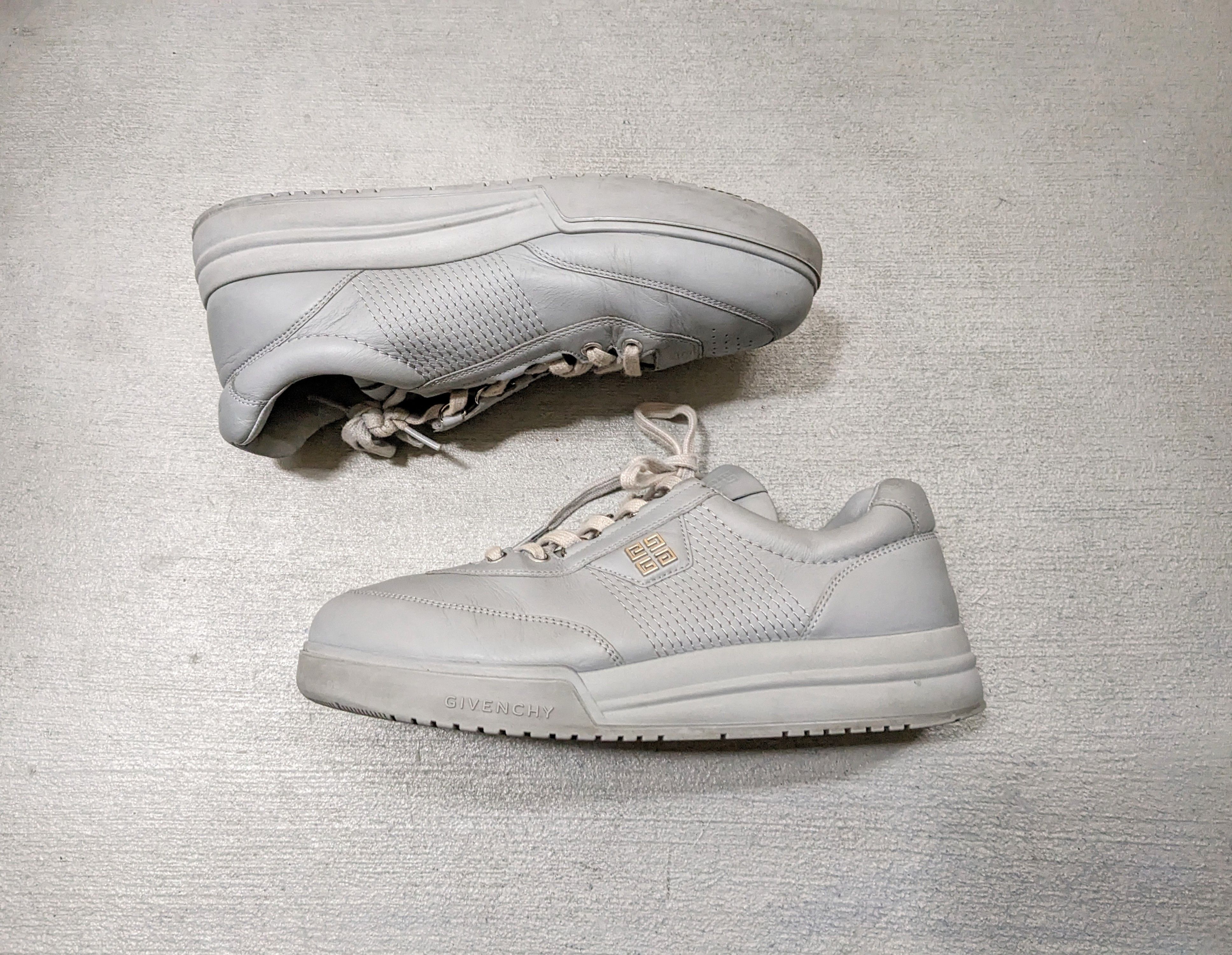 Givenchy Givenchy G4 Sneakers Gray 9 42 Leather Matthew Williams Size US 9 / EU 42 - 1 Thumbnail