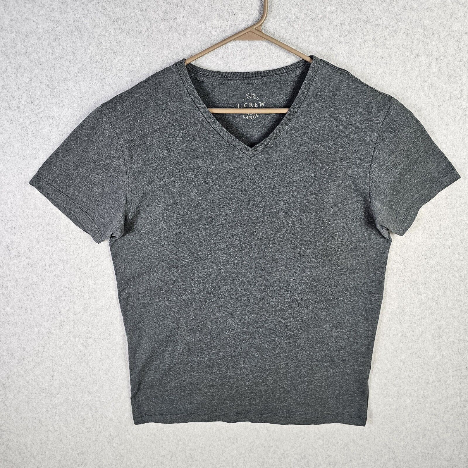 j crew slim washed v neck