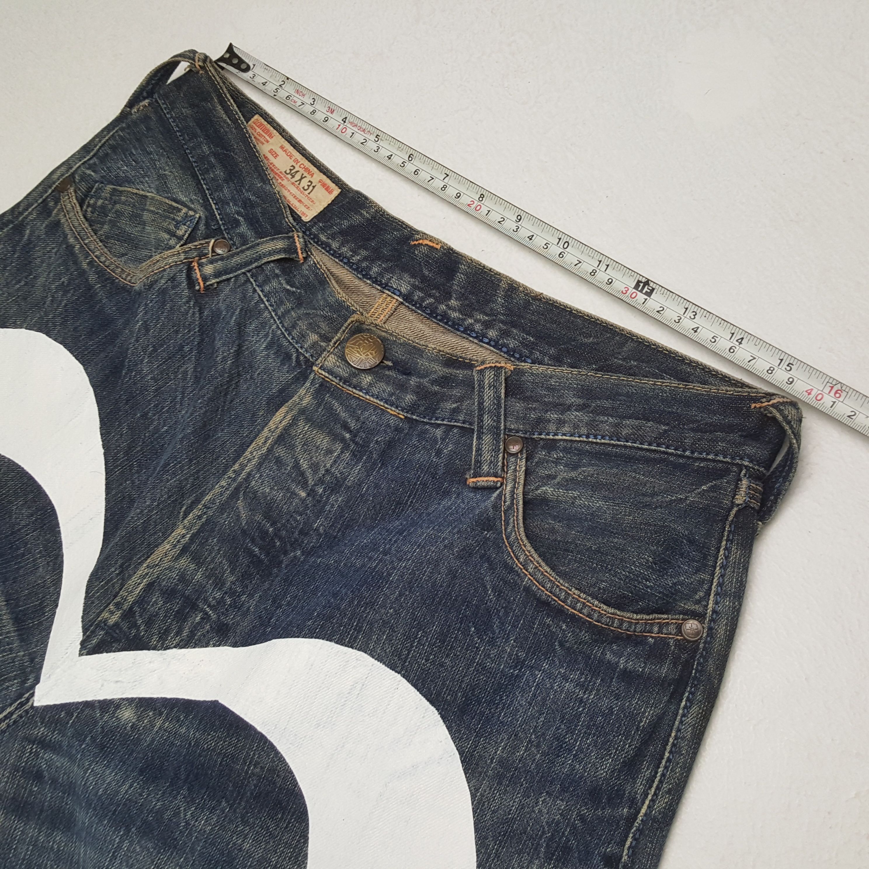 Evisu EVISU Japanese Brand Custom Daicock Jeans c277n19 Size US 31 - 7 Thumbnail