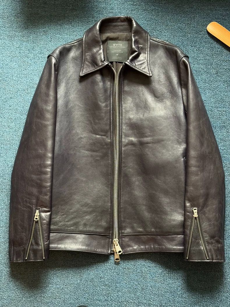 Yohji Yamamoto yohji yamamoto S'yte Sheepskin leather jacket | Grailed