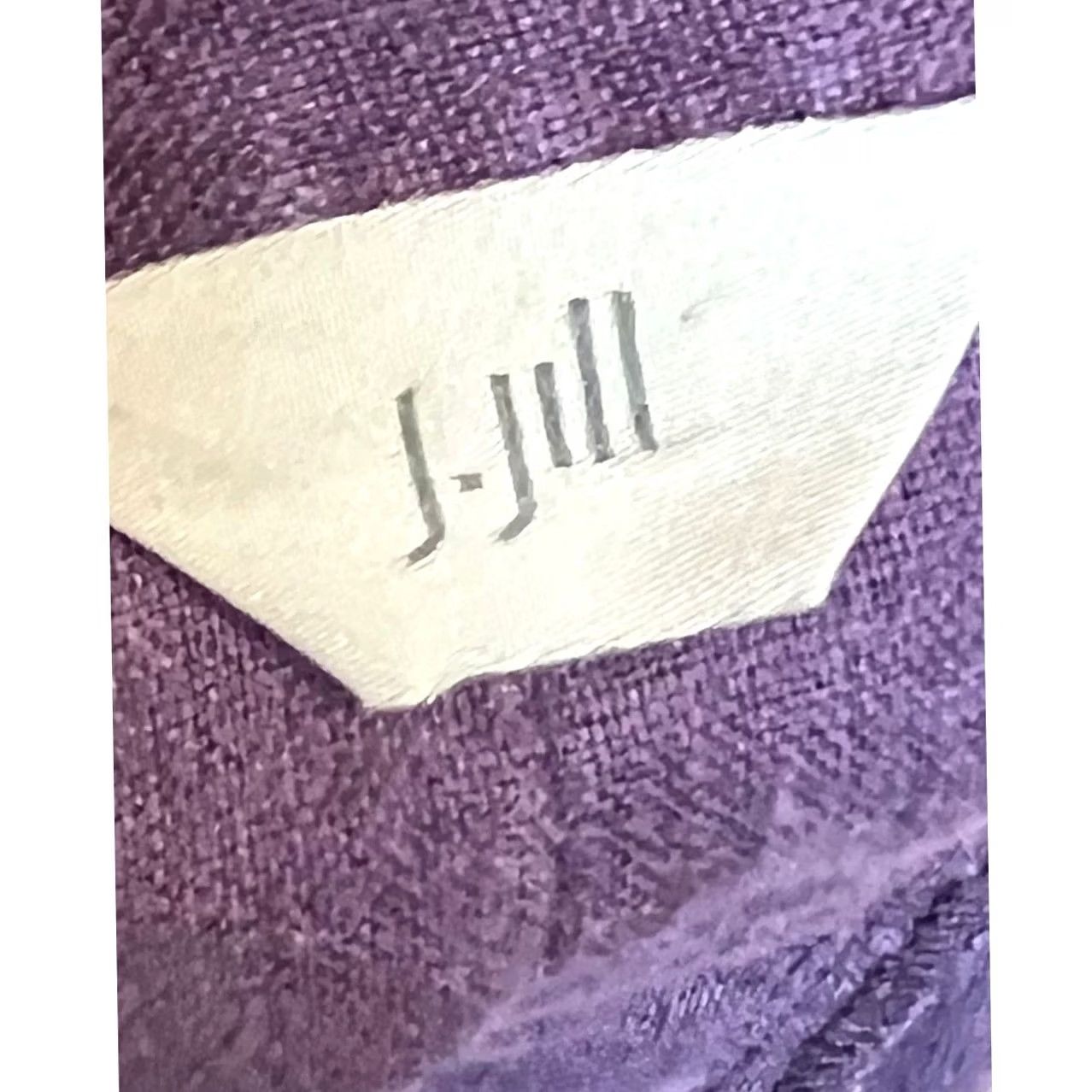 J. Jill VINTAGE J. JILL Blouse Shirt Purple 100% Linen Long Sleeve Button Front Collared Tunic Top Petite 4 Women Size S / US 4 / IT 40 - 7 Thumbnail