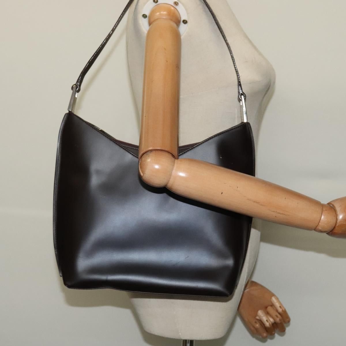 Gucci GUCCI Shoulder Bag Leather Brown Silver Size ONE SIZE - 20 Thumbnail