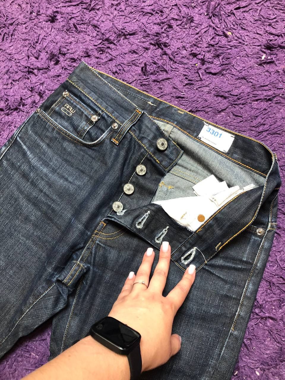 G-Star Denim pants G-Star Raw vintage logo jeans Y2K made in Italy Size US 29 - 8 Thumbnail