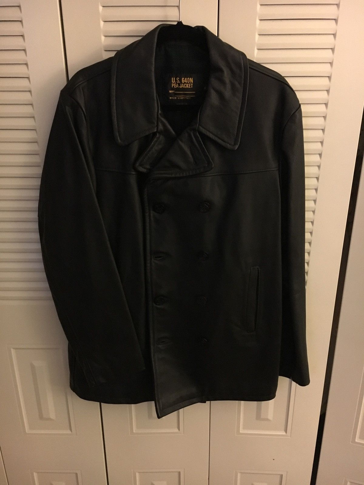 Schott × Supreme Supreme x Schott U.S. 640N Pea Jacket - 2013 Size US XL / EU 56 / 4 - 1 Thumbnail
