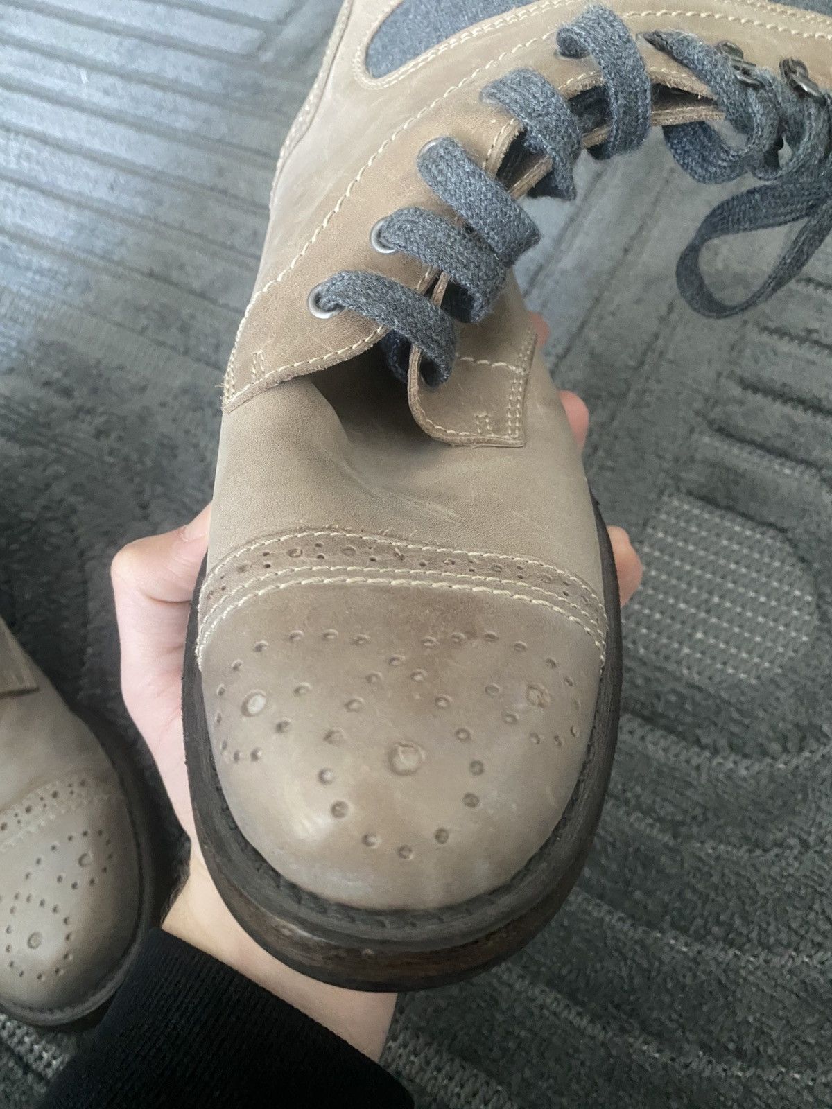 Brunello Cucinelli Brunello cucinelli Ankle boots in leather and cashmere Size US 8 / IT 38 - 5 Thumbnail