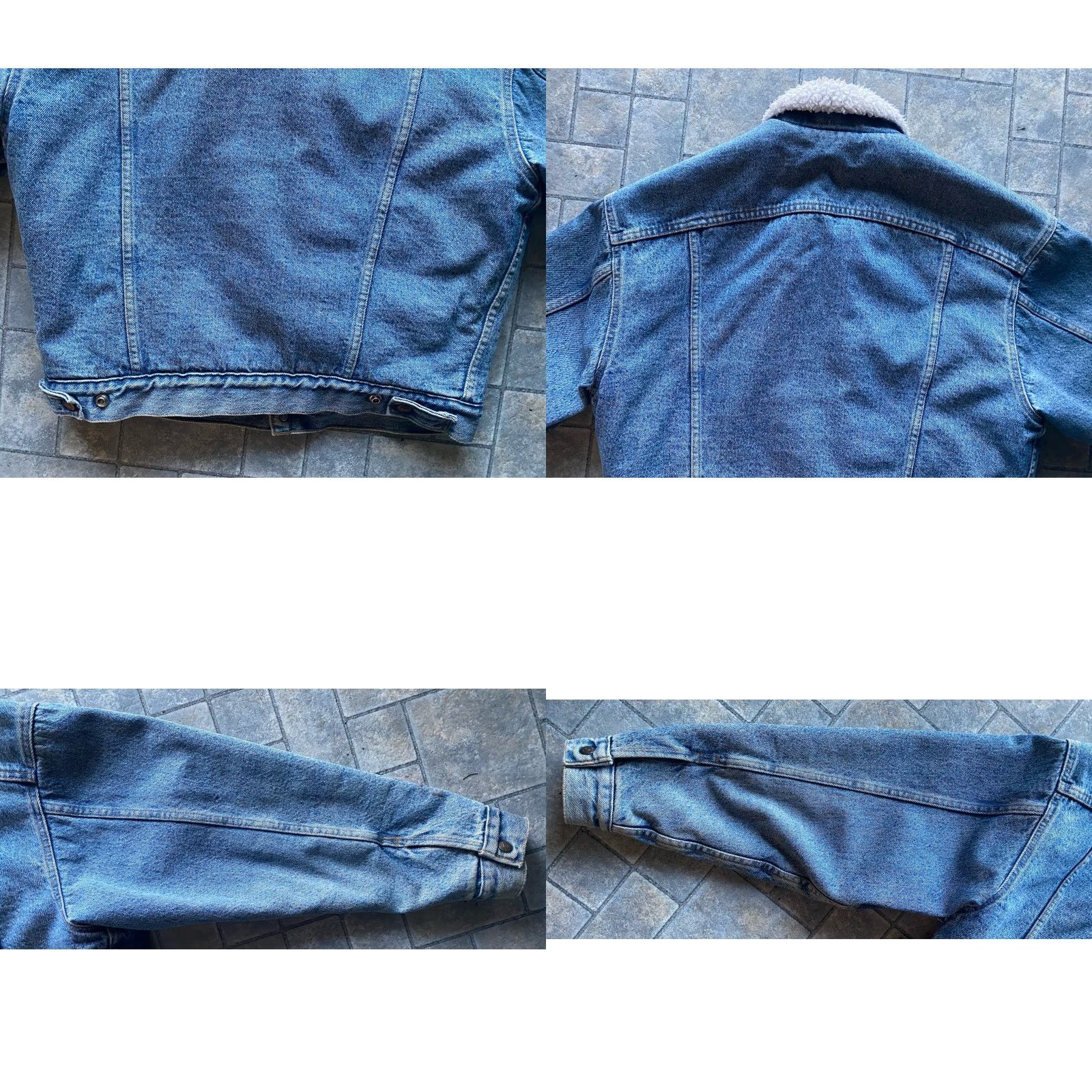 Levi's VINTAGE Levi’s Denim Jacket Sherpa Lined Men’s Size M Blue Made In USA WPL 423 Jacket Mens Denim Blue Lined Cotton Polyester Snap USA 423 Accessories? Size US M / EU 48-50 / 2 - 11 Thumbnail
