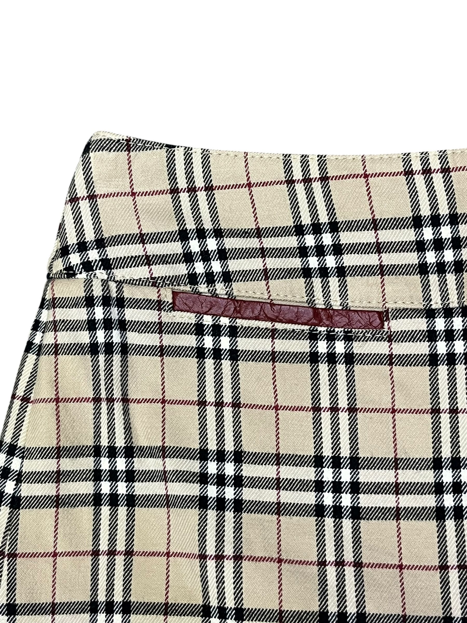 Burberry Burberry Blue Label Nova Check Zip Skirt Japan Size 25" / US 0 / IT 36 - 2 Thumbnail