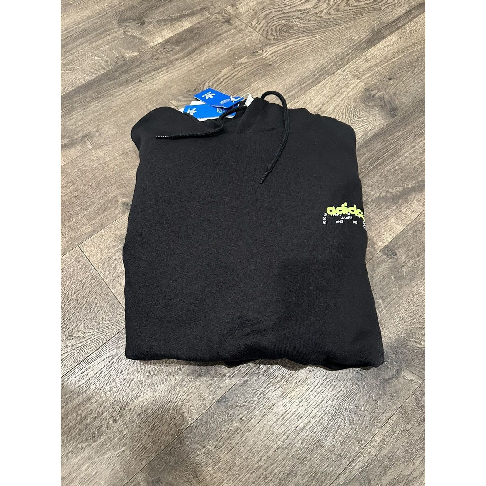 Adidas Adidas Originals GRAPHICS BEHIND THE TREFOIL Street Hoodie Size US XL / EU 56 / 4 - 2 Thumbnail
