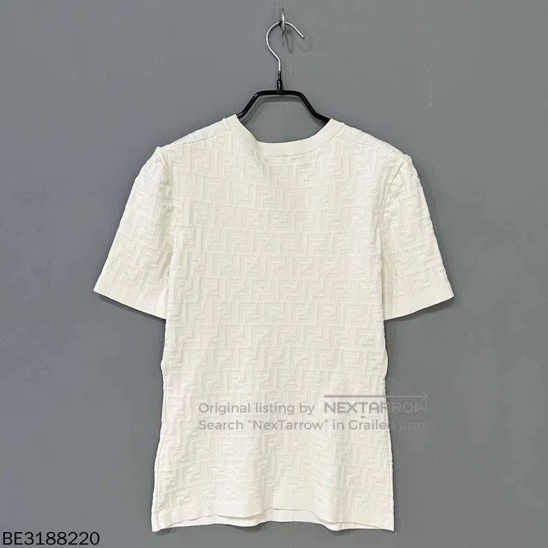 Fendi Fendi Printed knitted short-sleeve top Size M / US 6-8 / IT 42-44 - 3 Thumbnail