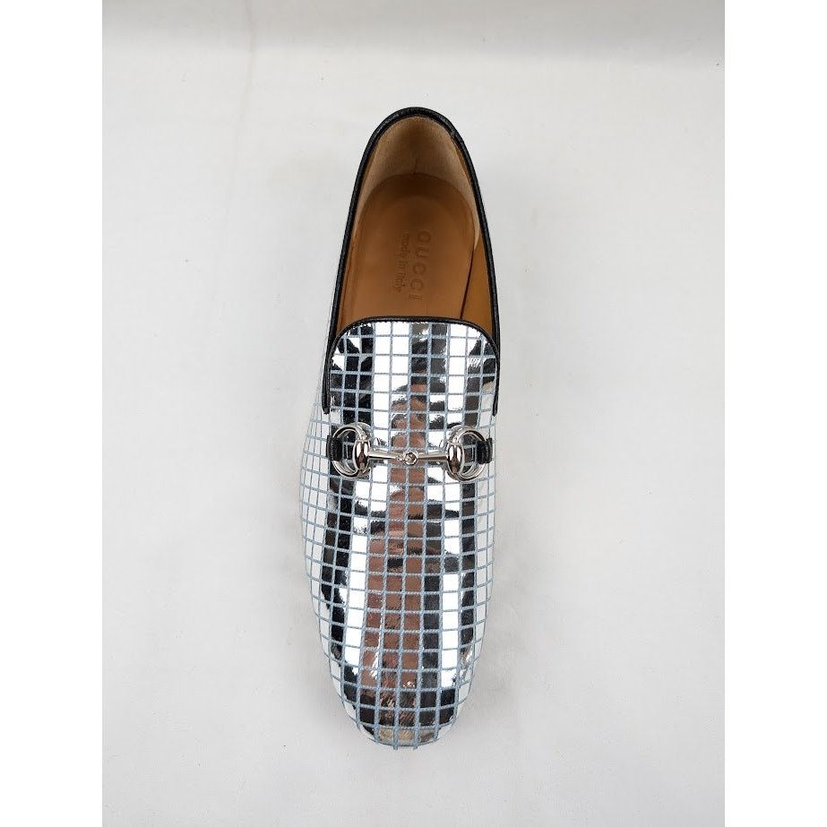 Gucci o1rshd1 Crispy Loafers in Silver Size US 9 / EU 42 - 7 Thumbnail